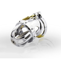 Стальной пояс верности с уретральным катетером