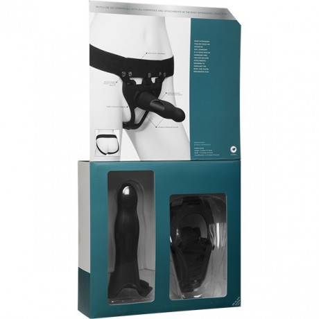 Универсальный полый страпон с креплением Body Extensions