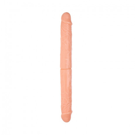 Двухголовый фаллоимитатор телесного цвета My Florence
