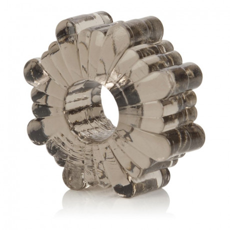 Комплект из четырех эрекционных колец разного рельефа BASIC