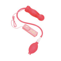 Анальный вибратор с накачкой