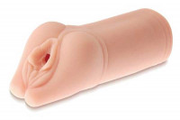 Компактный мастурбатор вагина с прямым ребристым тоннелем Jina