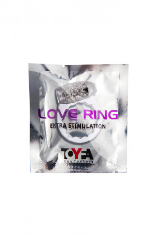 Эрекционное кольцо с мощным вибромоторчиком TOYFA