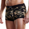 Камуфляжные-хаки мужские боксеры на узкой резинке L