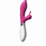 Вибромасссажер кролик с отростком для стимуляции клитора Adonis
