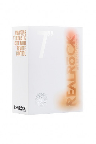 Фаллоимитатор с вибрацией и пультом управления Vibrating Realistic Cock With Scrotum 7 Inch