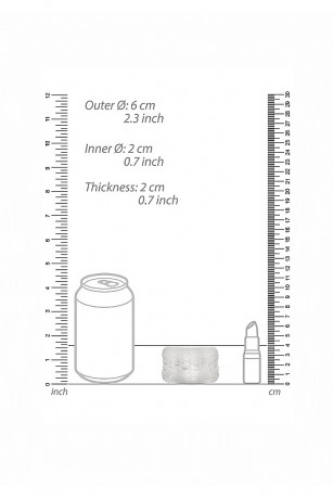 Мастурбатор открытого типа с текстурным внутренним рельефом Reversible Textured Masturbator