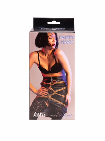 Льняная веревка для связывания натурального цвета Party Hard Beloved 5 Meters