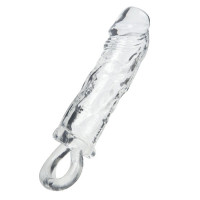 Насадка увеличивающая половой член с петлей на мошонку