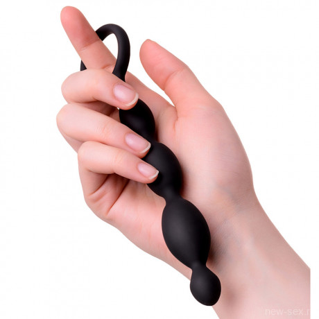 Анальная силиконовая цепочка 19,5 см