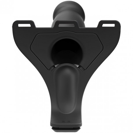 Универсальный полый вибрострапон с пультом управления Body Extensions