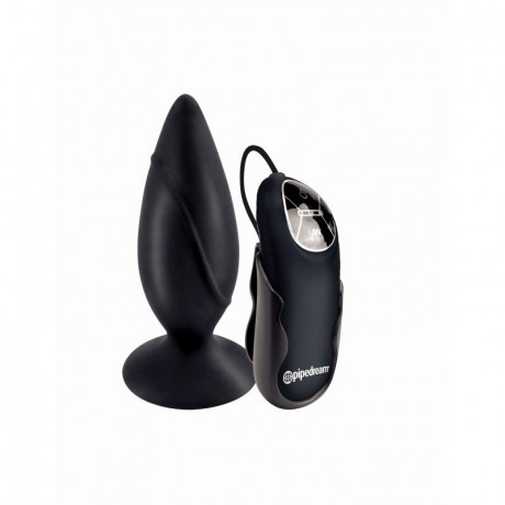 Силиконовая анальная пробка с пультом управления Elite Vibrating Plug