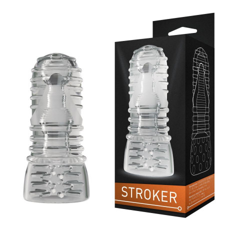 Прозрачный двухсторонний маструбатор STROKER номер 3 DD