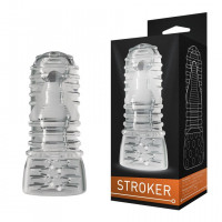Прозрачный двухсторонний маструбатор STROKER номер 3 DD