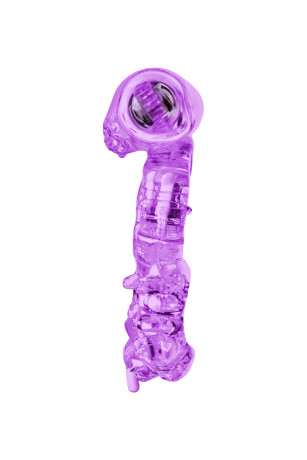 Эластичное эрекционное кольцо с петлей для поддержания мошонки TOYFA