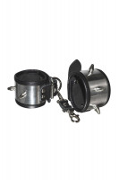 Наручники с декоративной отделкой имитирующей металл с шипами