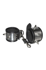 Наручники с декоративной отделкой имитирующей металл с шипами