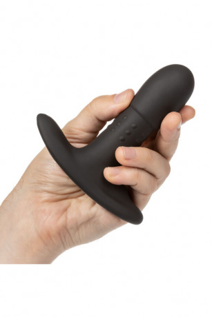 Анальный вибростимулятор с функцией ротации и управлением с браслета Beaded Probe