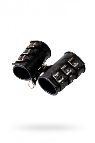 Манжеты из натуральной кожи с велюровой подкладой