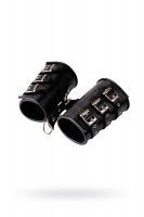 Манжеты из натуральной кожи с велюровой подкладой