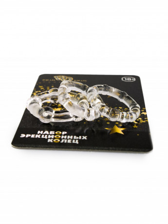 Набор эрекционных колец из эластичного силикона