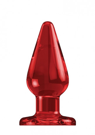 Анальный стимулятор Bottom Line 6" Model 2 Acrylic Red