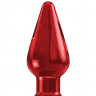 Анальный стимулятор Bottom Line 6" Model 2 Acrylic Red
