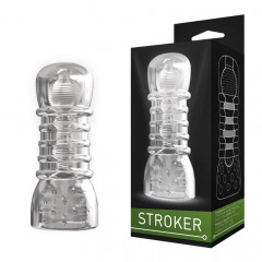 Прозрачный двухсторонний маструбатор STROKER номер 2 DD