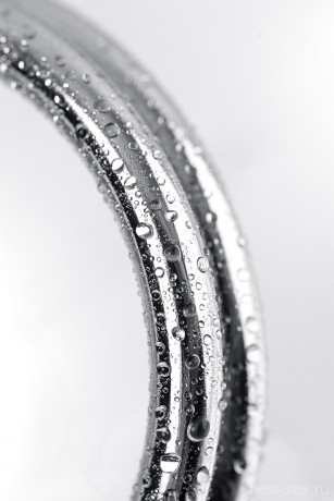 Бондажные стринги с двумя сменными шарами TOYFA Metal