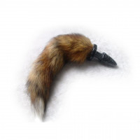 Анальная пробка с хвостом лисы