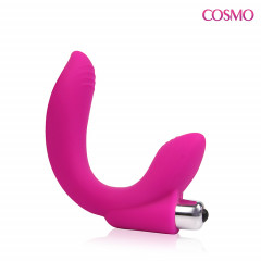 Силиконовый вибратор для стимуляции точки G и клитора COSMO