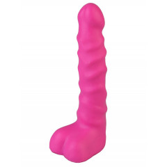 Анальный стимулятор в виде фаллоса с мошонкой