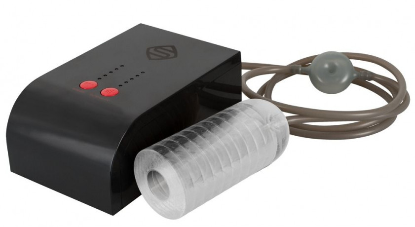 Автоматический вакуумный мастурбатор с пультом ДУ Suck-O-Mat Remote Controlled