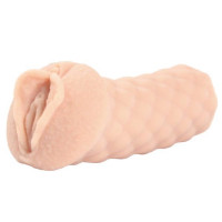 Мастурбатор в форме вагины с рельефными узорами ELEGANCE 002