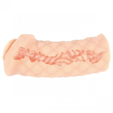 Мастурбатор в форме вагины с рельефными узорами ELEGANCE 002