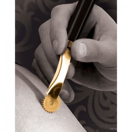 Колесо Вартенберга для чувственной игры Gold Wartenberg Wheel