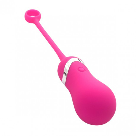 Стильное перезаряжаемое виброяичко из силикона Dancing Fairy Gourd