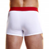 Белые мужские боксеры на широкой резинке из микрофибры L