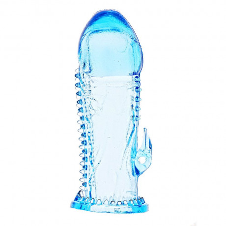 Стимулирующая насадка с отростком для стимуляции клитора