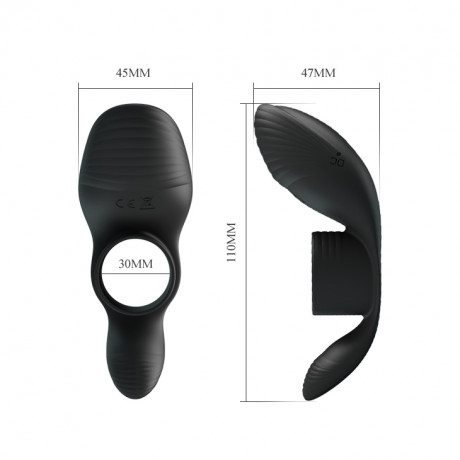 Кольцо на пенис со стимулятором клитора Vibrating penis sleeve