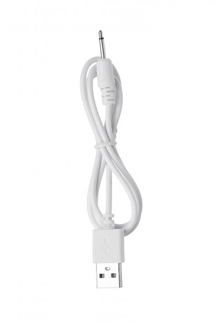 Нежно-розовый вибратор с отростком для стимуляции клитора MERYL