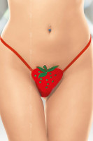 Красные женские стринги в виде Клубнички SoftLine Collection