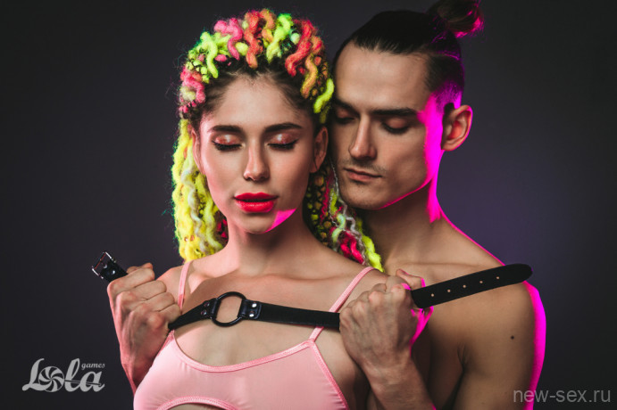 Стильный кляп-кольцо черного цвета Party Hard Modesty