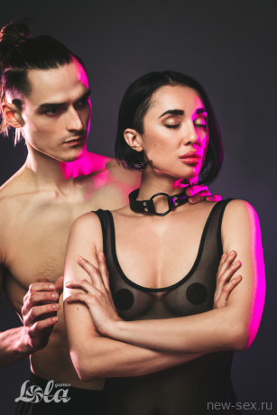 Стильный кляп-кольцо черного цвета Party Hard Modesty