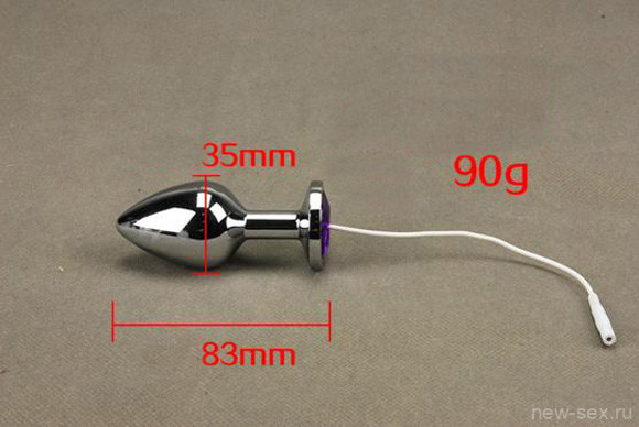 Анальная пробка-насадка для электростимуляции