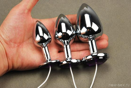 Анальная пробка-насадка для электростимуляции