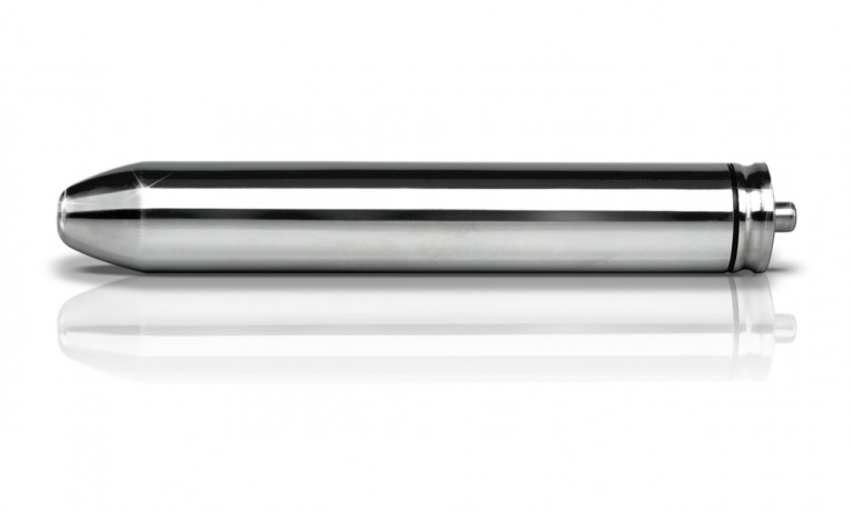 Стальной вибромассажер пуля METAL WORX с 10 функциями вибрации