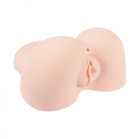 Реалистичные вагина+анус с вибрацией