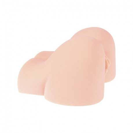 Реалистичные вагина+анус с вибрацией