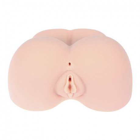 Реалистичные вагина+анус с вибрацией